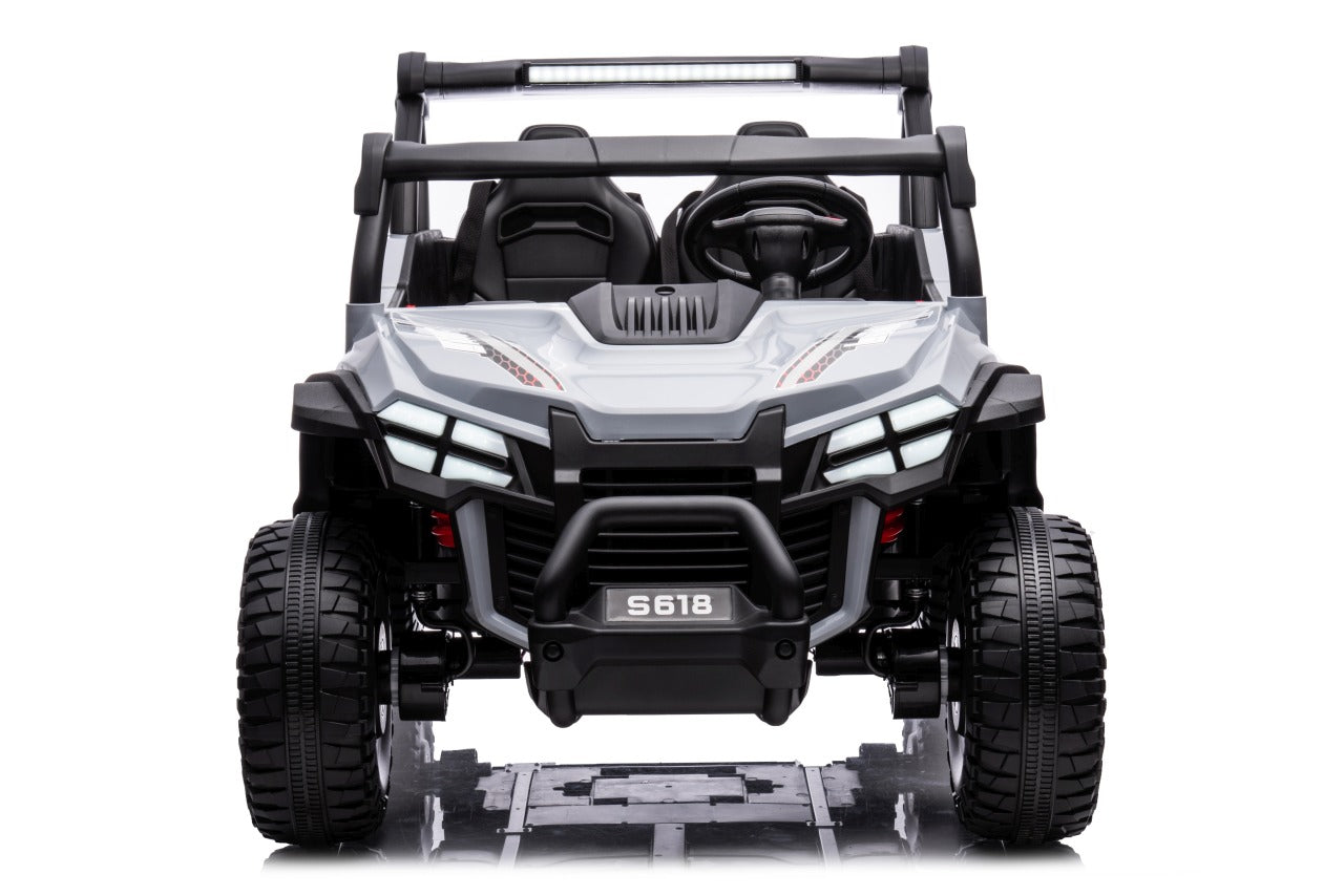 Buggy na akumulator Gravity 4x4 - dvosjed - sivi