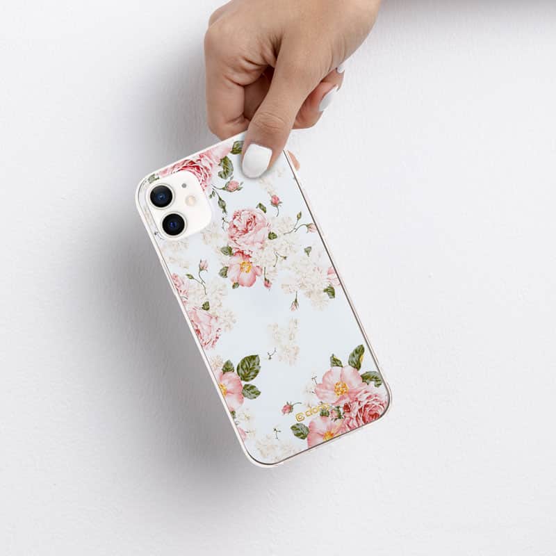 Pouzdro Crong Flower Case pro iPhone 12 mini