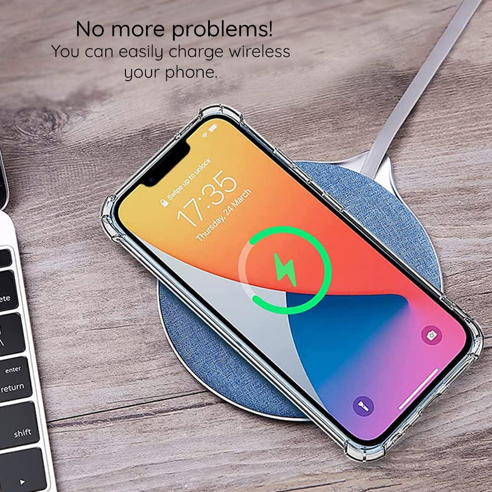 Techsuit Shockproof Clear Silicone průhledné pouzdro odolné proti nárazům pro Xiaomi Redmi 13C 5G / Poco M6