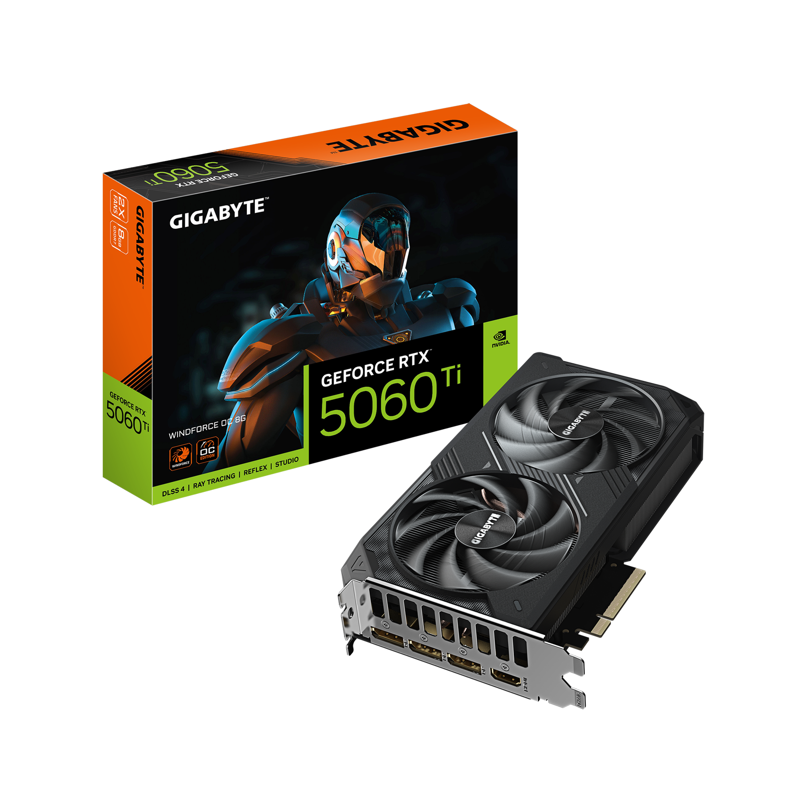 GIGABYTE GeForce RTX 5060 Ti WINDFORCE OC 8G NVIDIA 8 GB GDDR7