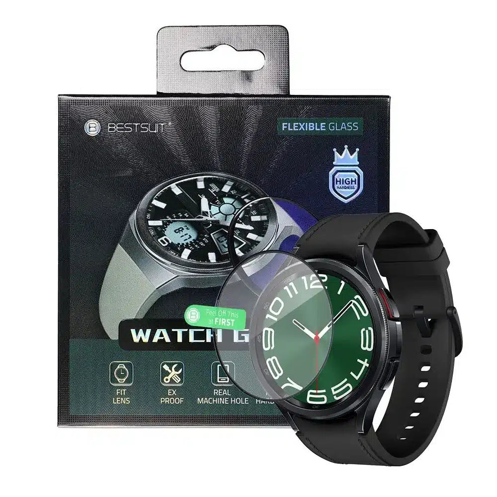 Bestsuit flexibilní hybridní sklo pro Samsung Galaxy Watch 6 Classic 47 mm