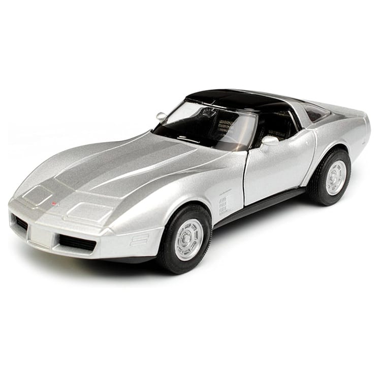 1982 Chevrolet Corvette Coupe silver 1:34