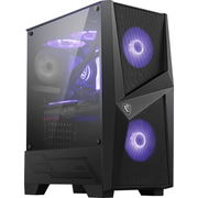 MSI MAGFORGE100M računalno kućište Midi Tower Crno, Prozirno