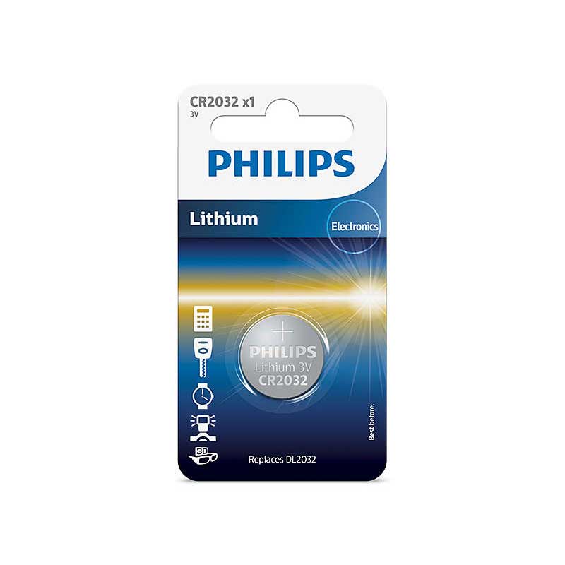 Baterija Philips Lithium Coin 3V 2032 CR2032/01B