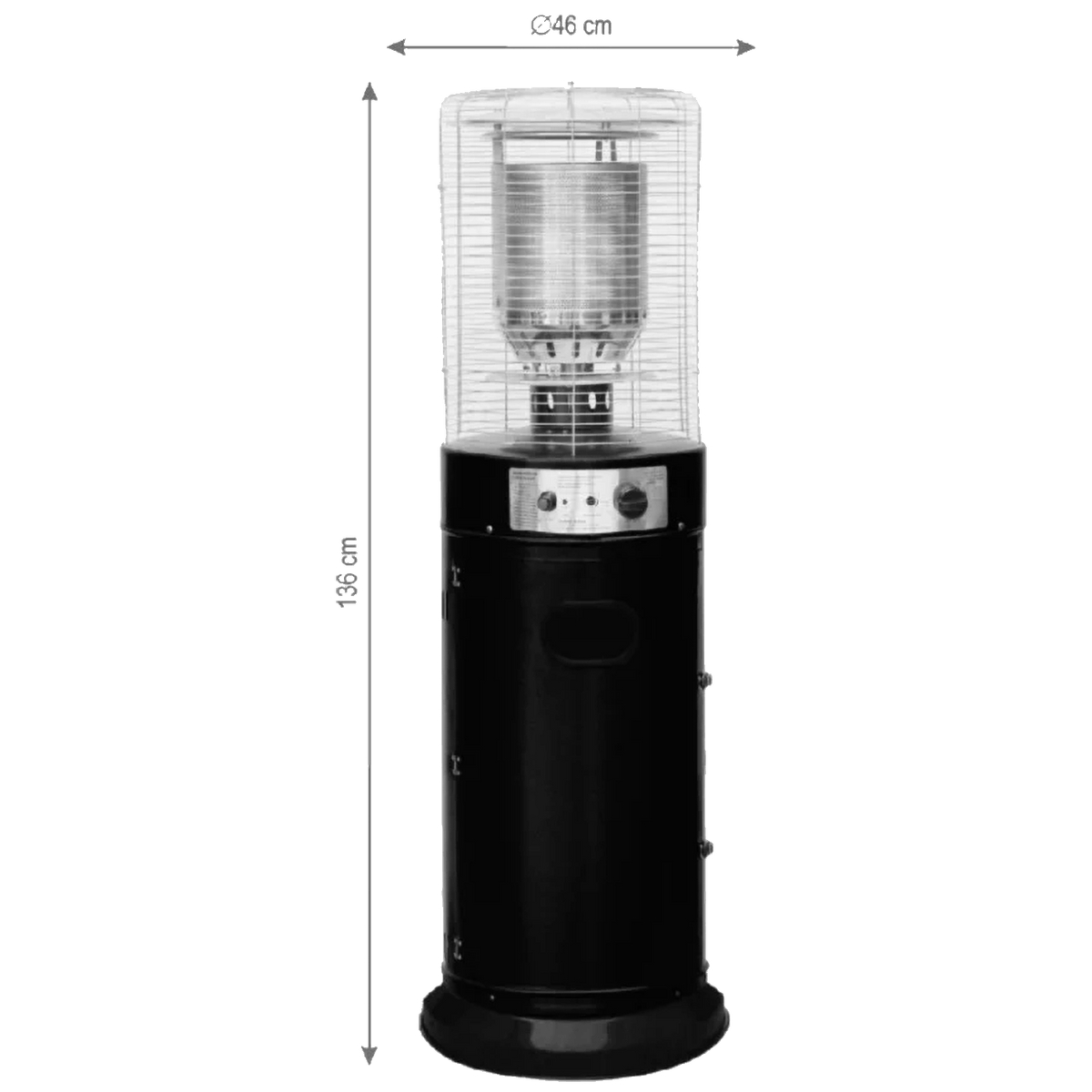home Plinska grijalica za bašte/terase, samostojeća, 12 kW - FG135