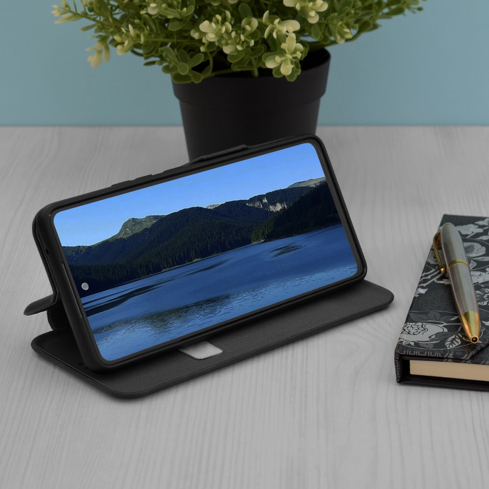 Techsuit Safe Wallet Plus skládací pouzdro pro Xiaomi 14 – černé