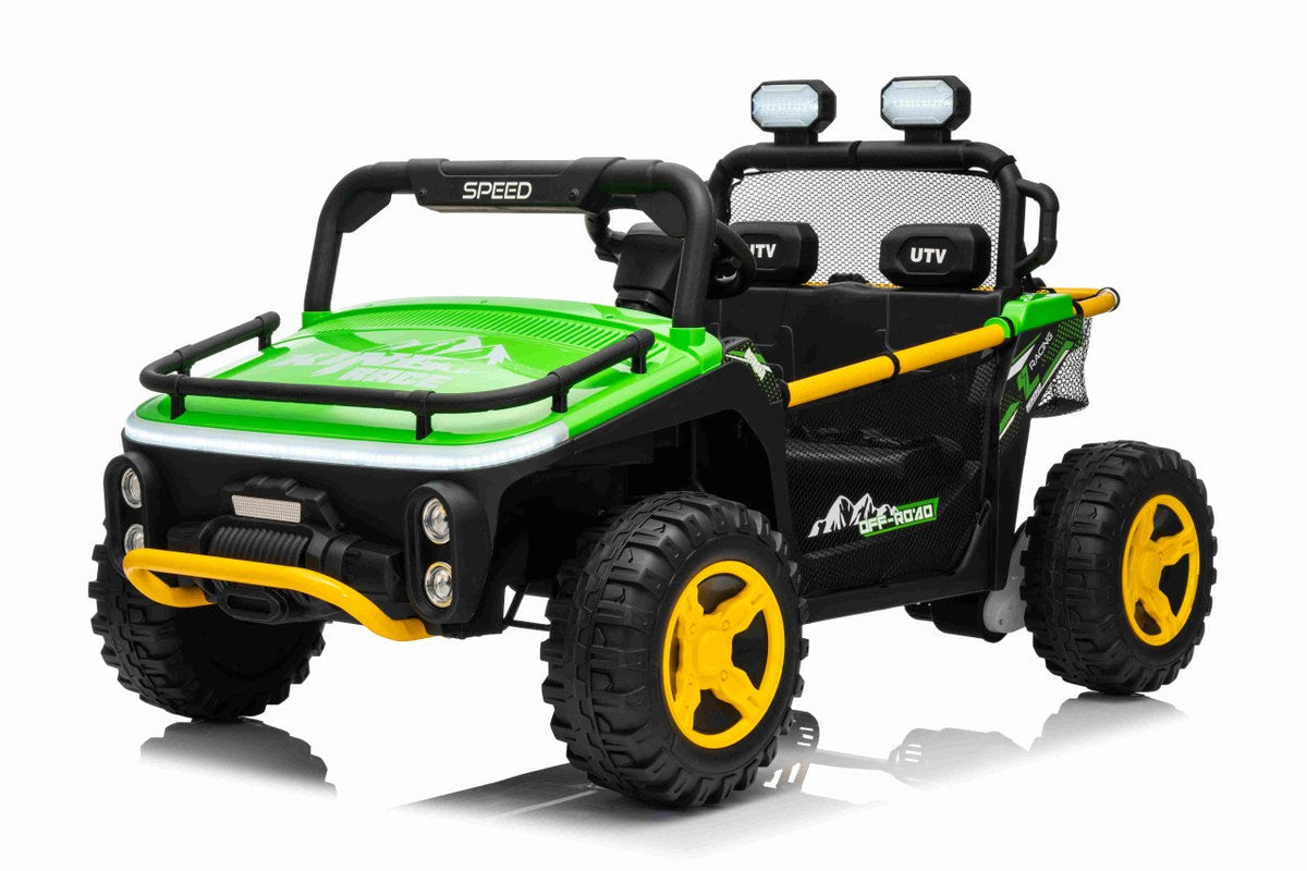 Buggy na akumulator UTV SPEED 2x80W- dvosjed - Zeleni
