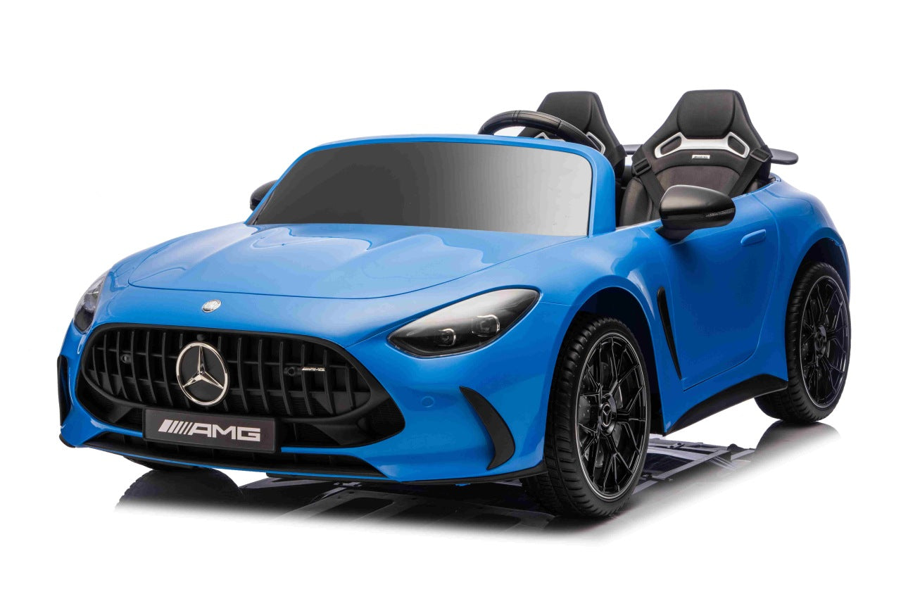 Licencirani auto na akumulator Mercedes Benz GT63 AMG - dvosjed - plavi