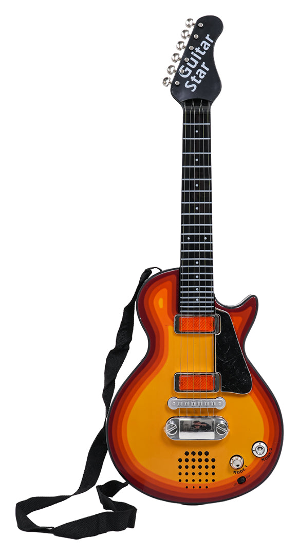 Dječja električna gitara Rock Zebra - crvena