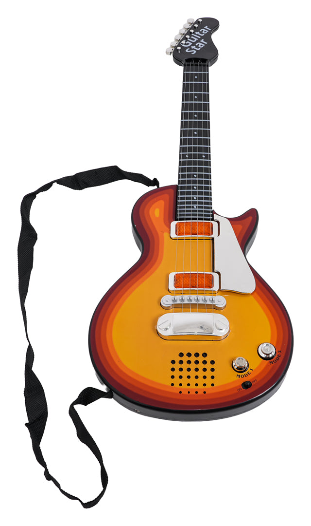 Dječja električna gitara Rock Zebra - crvena