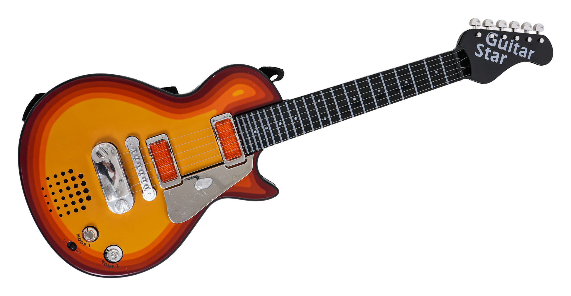 Dječja električna gitara Rock Zebra - crvena