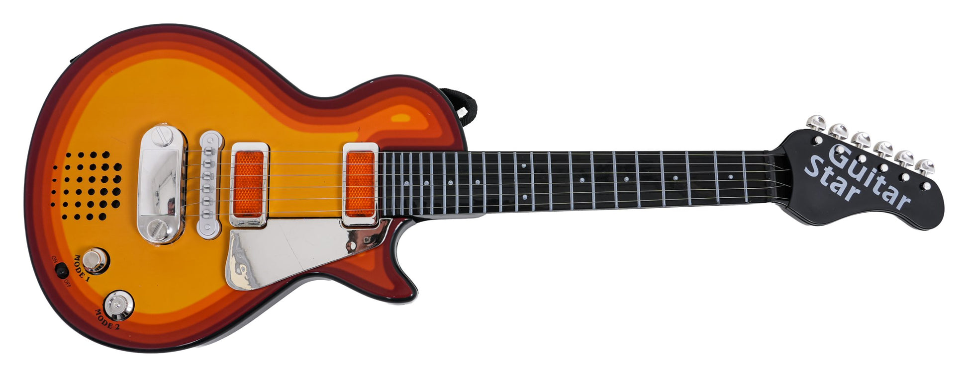 Dječja električna gitara Rock Zebra - crvena