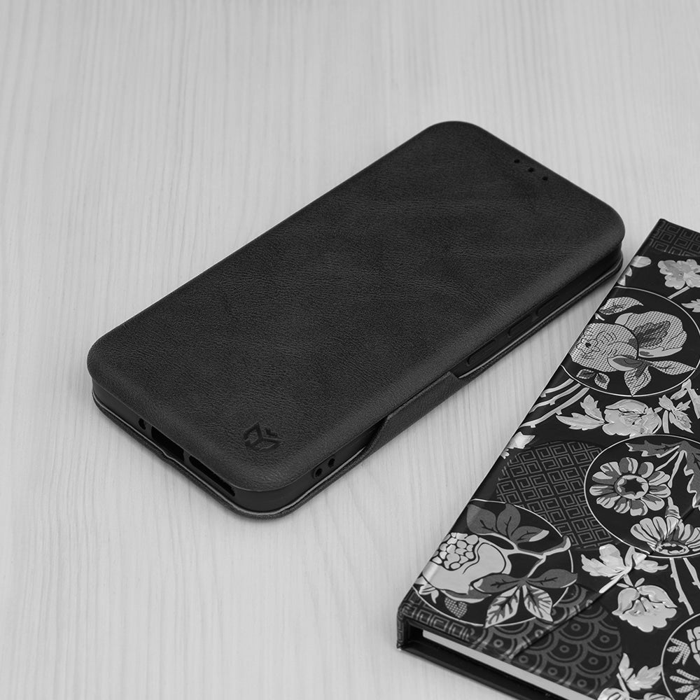Techsuit Safe Wallet Plus skládací pouzdro pro Xiaomi 14 – černé