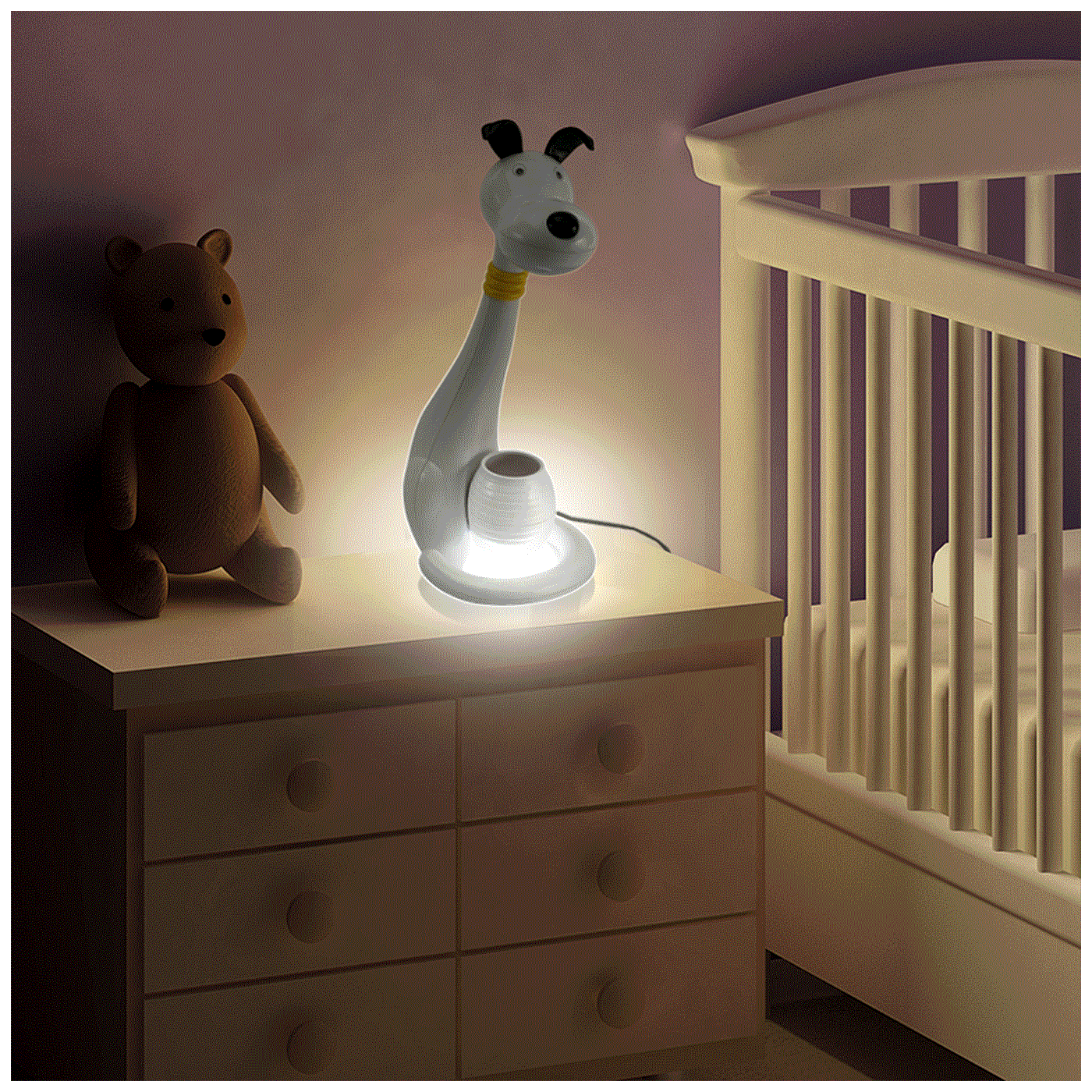 home Lampa, LED, stolna, za dječije sobe, psić - LA 9/D