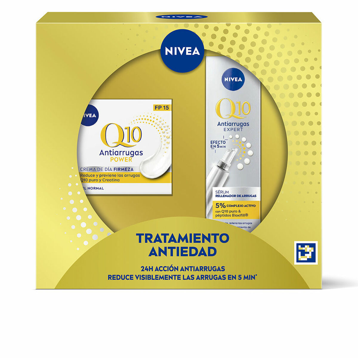 Set kozmetike za žene Nivea Q10 ANTI-ARRUGAS Protiv bora Q10 2 Dijelovi