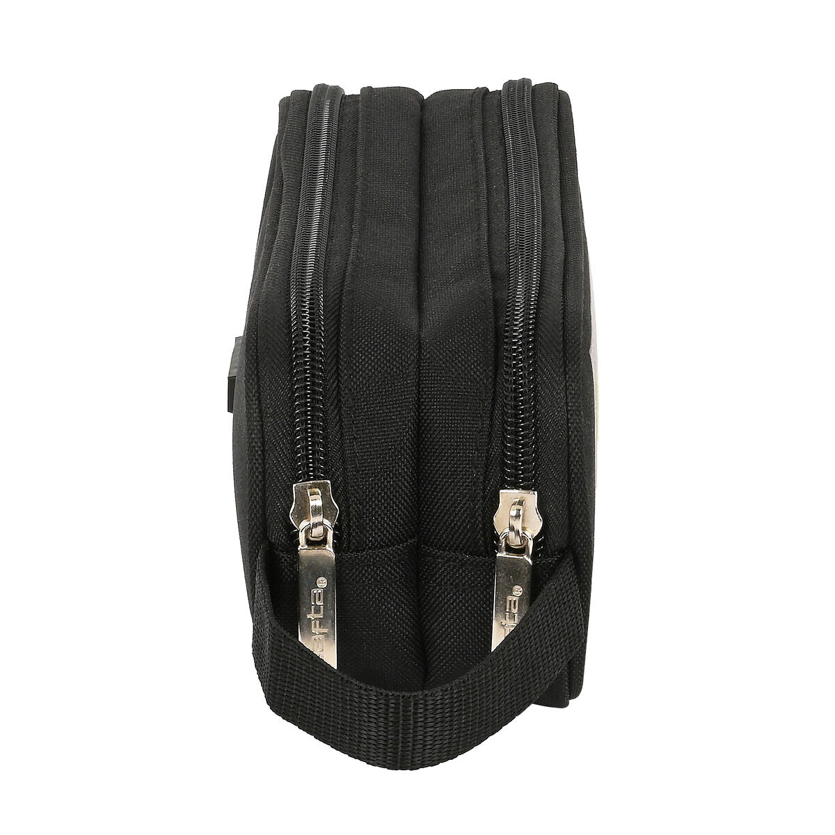 Dvostruka pernica Safta Surf Crna (21 x 8 x 6 cm)