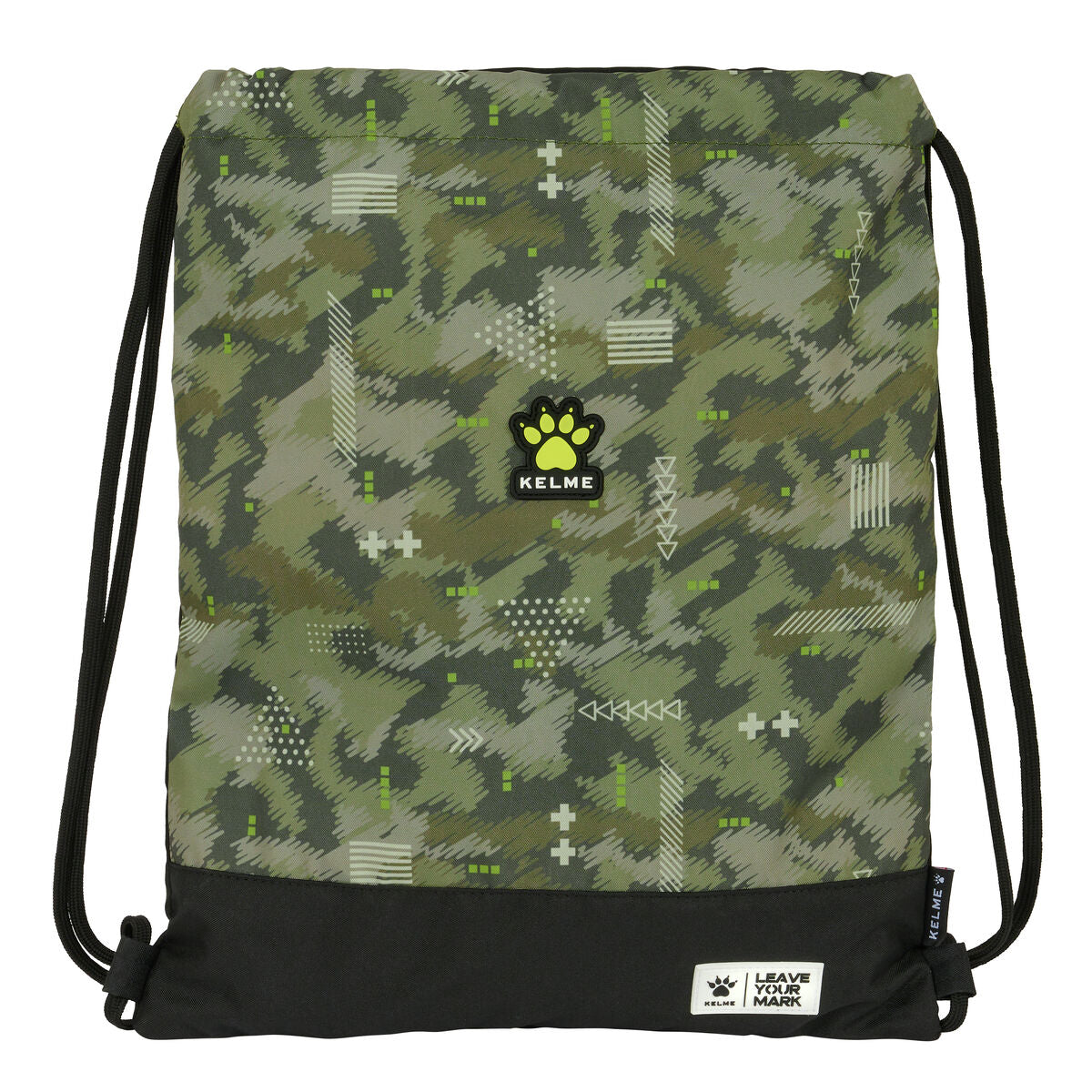 Torba-ruksak s Trakama Kelme Travel Crna Zelena 35 x 40 x 1 cm