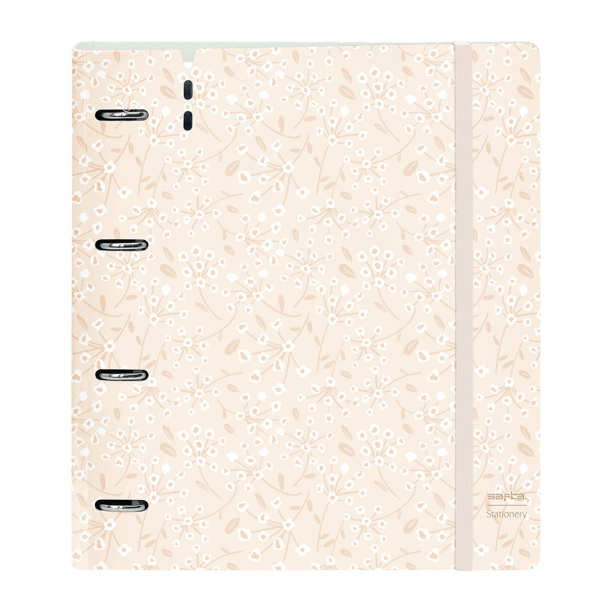 Registrator s prstenovima Safta Light pink flowers