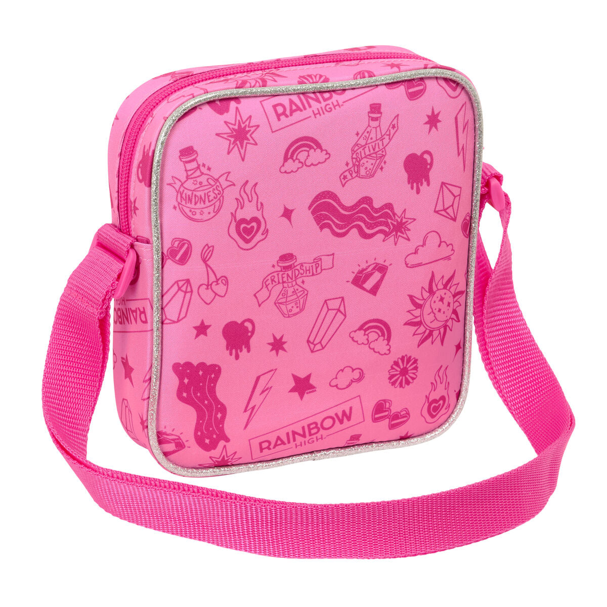 Torba na Rame Rainbow High Shine Pisana 16 x 18 x 4 cm