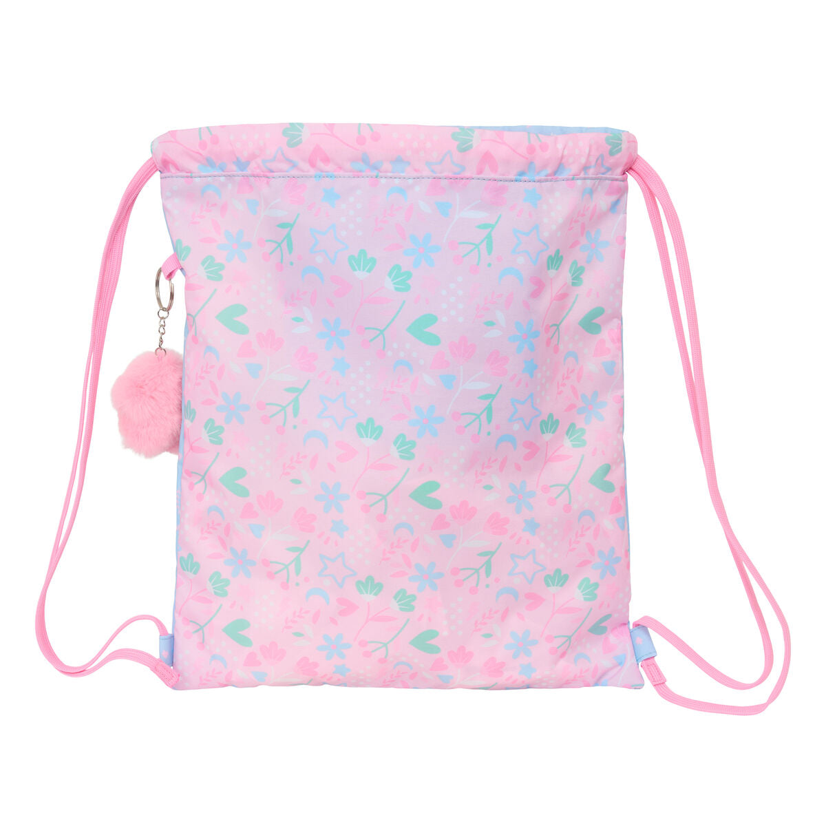 Torba-ruksak s Trakama BlackFit8 Smile Plava Roza 35 x 40 x 1 cm