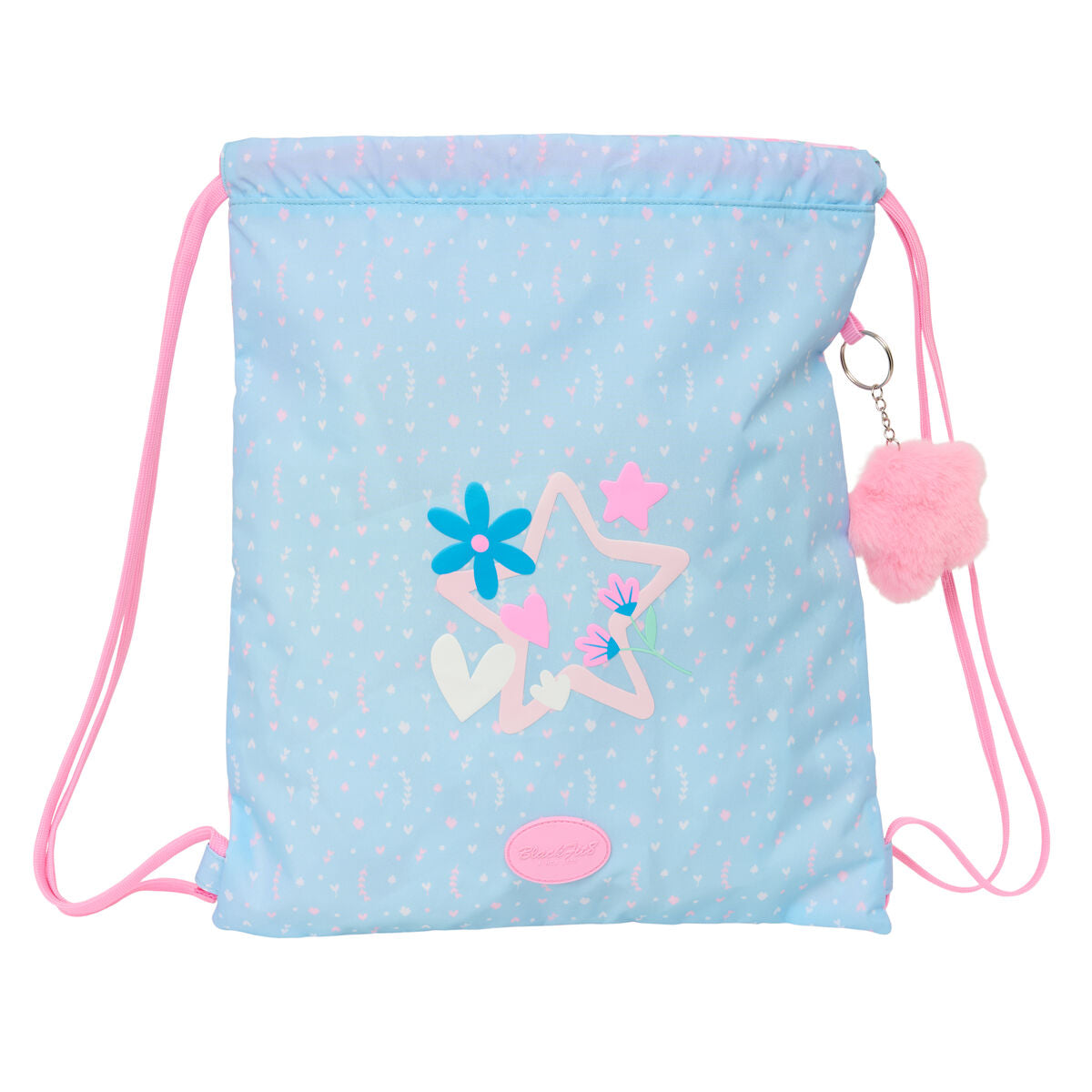 Torba-ruksak s Trakama BlackFit8 Smile Plava Roza 35 x 40 x 1 cm