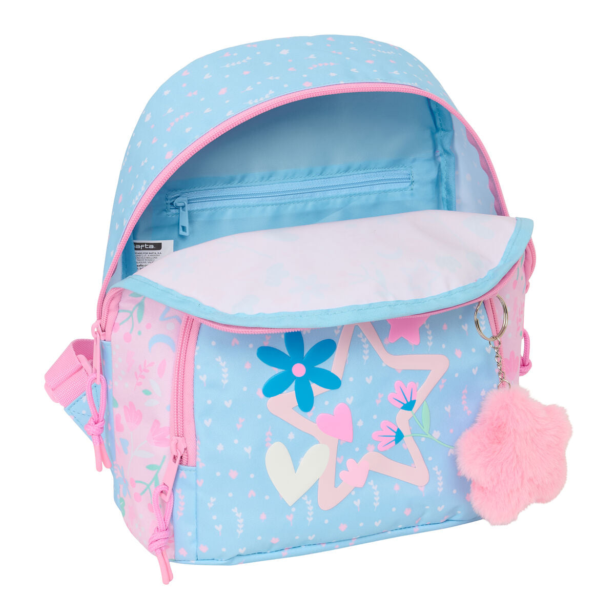 Ruksak BlackFit8 Smile Roza Svetlo Plava 25 x 30 x 13 cm Mini