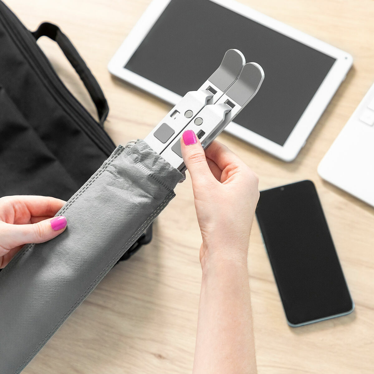 Sklopivi i podesivi stalak za laptop Flastan InnovaGoods