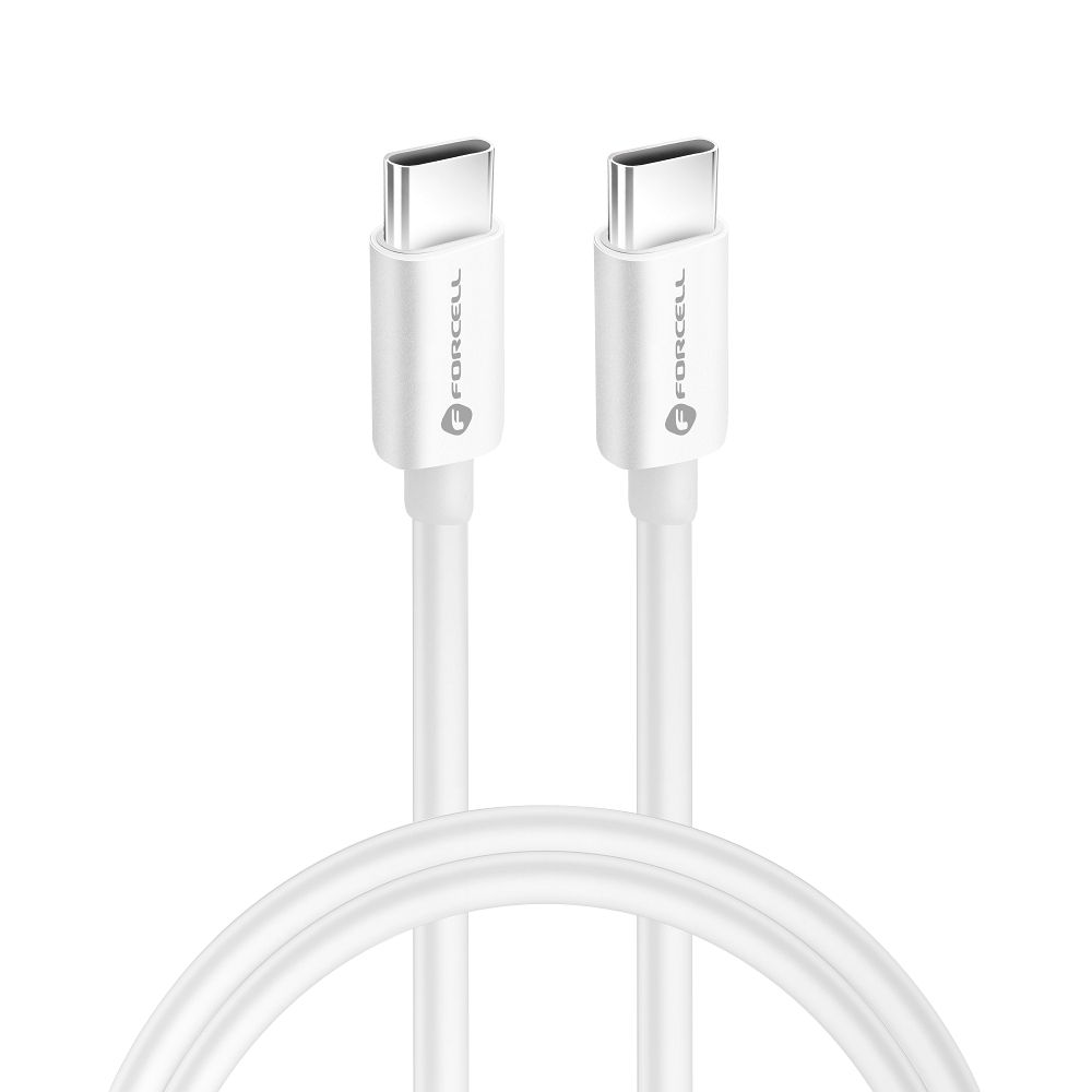 FORCELL kabel Type- C na Type- C QC4.0 5A/20V PD100W C339 2m bílý