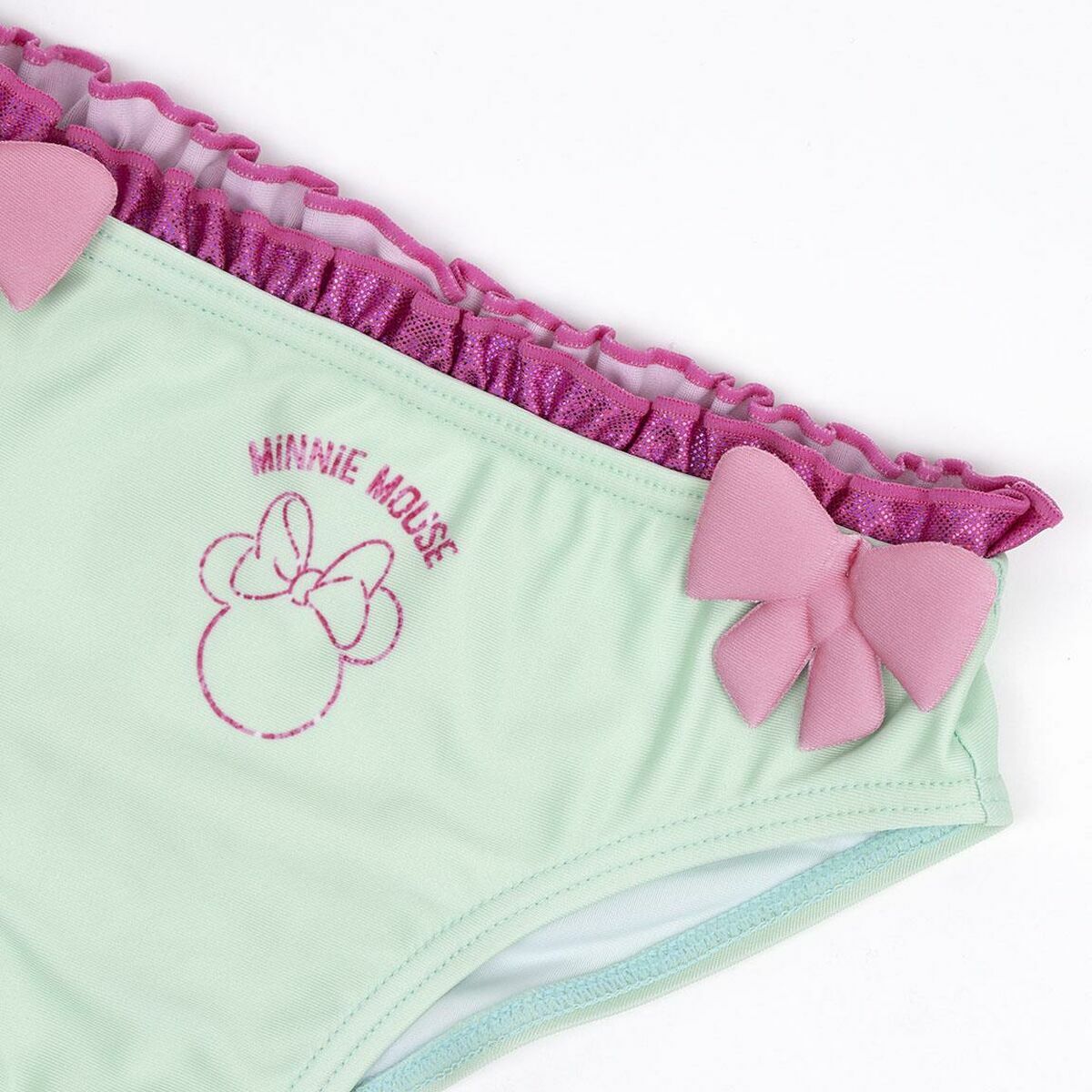 Kupaći Kostim za Djevojčice Minnie Mouse Turkizno