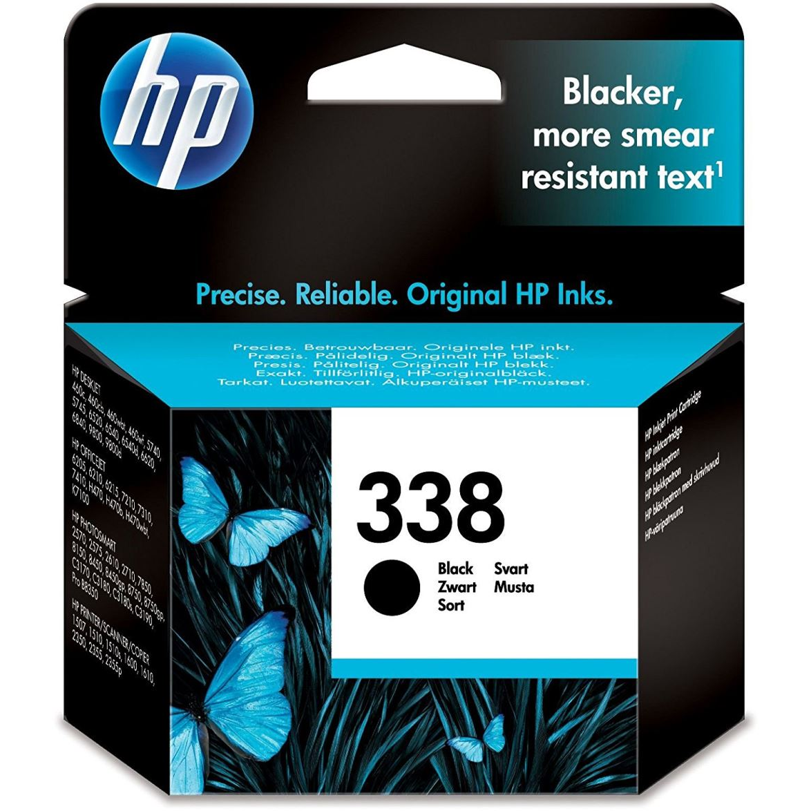 HP 338 Black Original Ink Cartridge spremnik s tintom 1 kom Standardni prinos Crno