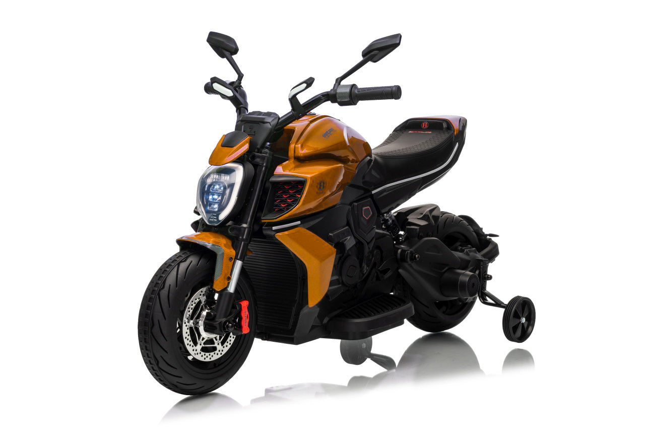 Licencirani motor na akumulator Ducati Diavel x Bentley - narančasti