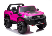 Licencirani auto na akumulator Toyota Hilux 4x4 - dvosjed - rozi