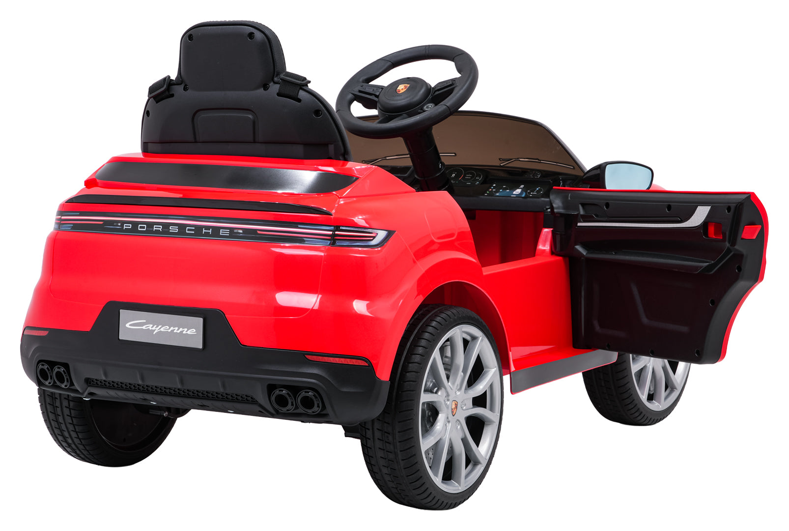 Licencirani auto na akumulator Porsche Cayenne - crveni