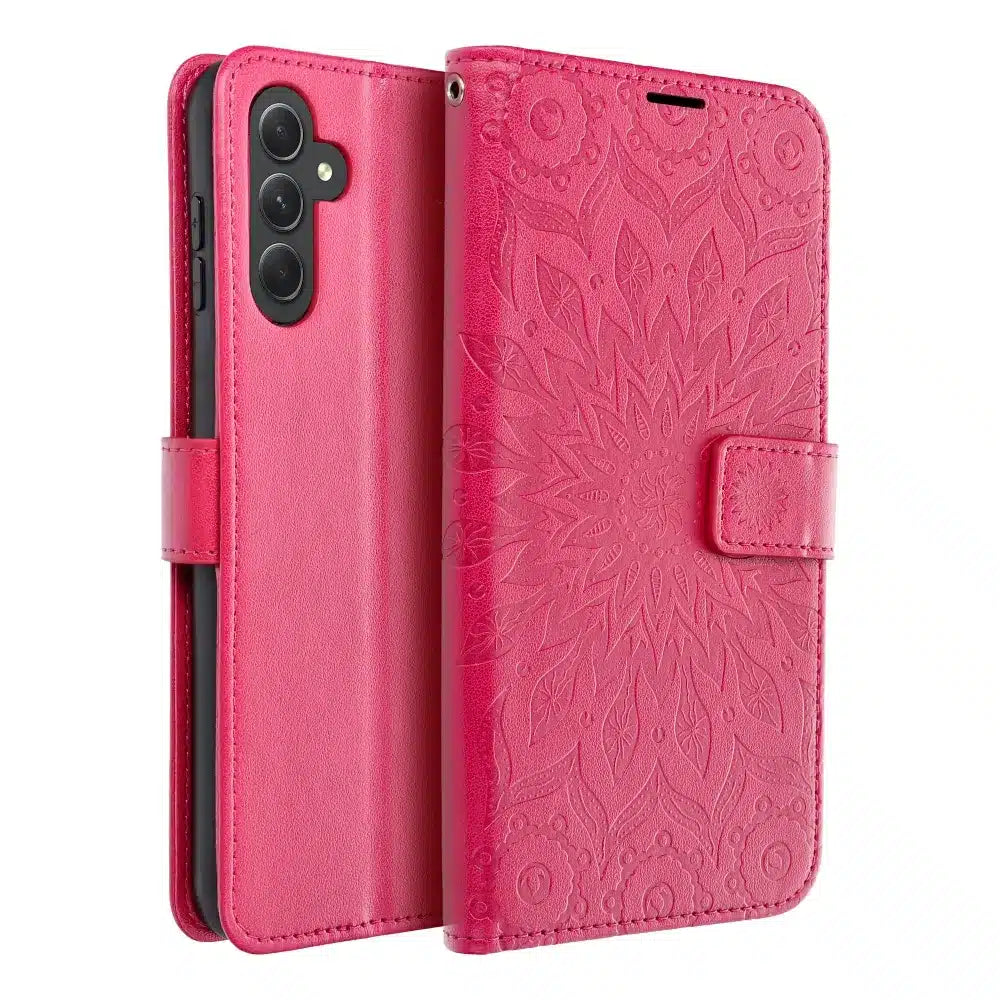 MEZZO Book pouzdro, flipové, pro SAMSUNG GALAXY A54 5G, mandala magenta