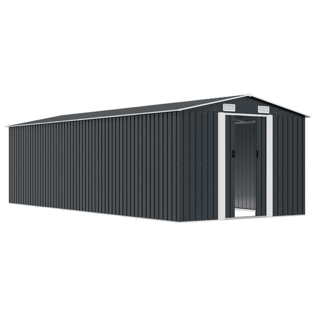 Vrtno spremište 257 x 580 x 181 cm metalno antracit