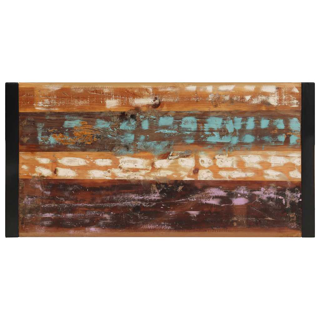 Stolić za kavu od masivnog obnovljenog drva 120 x 60 x 40 cm