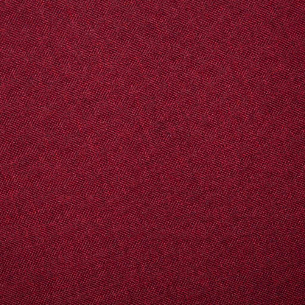 2-dijelni set sofa od tkanine crvena boja vina