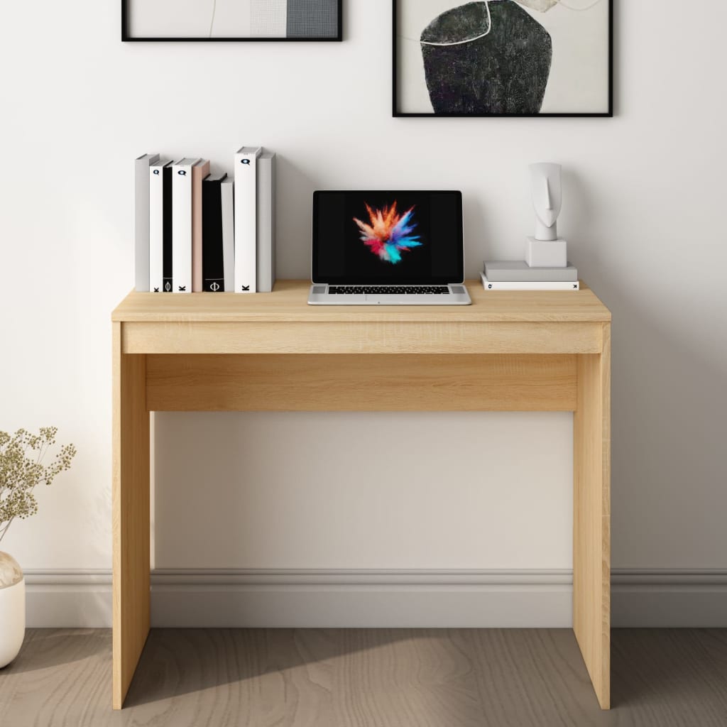 Radni stol boja hrasta sonome 90 x 40 x 72 cm konstruirano drvo