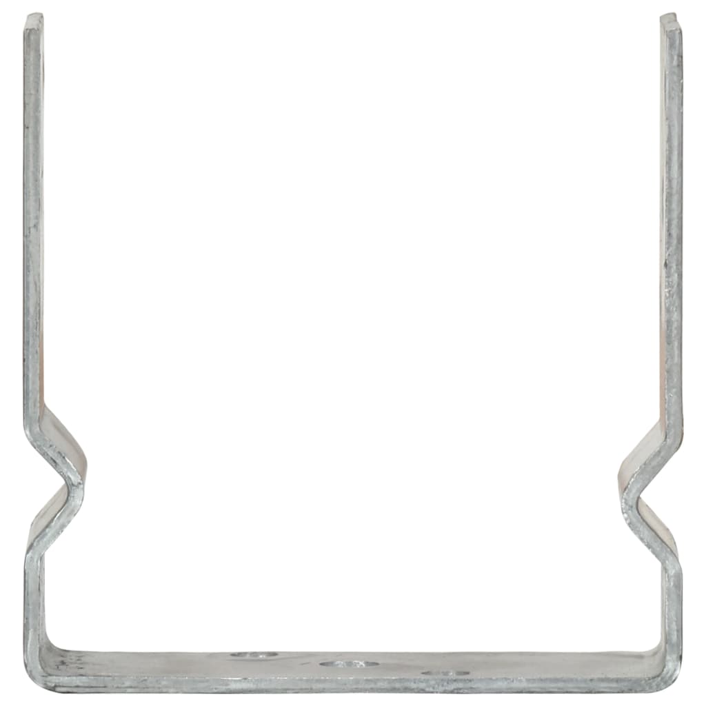 Sidra za ogradu 12 kom srebrne 14x6x15 cm pocinčani čelik