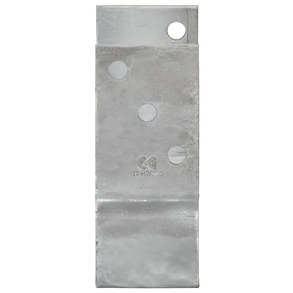Sidra za ogradu 12 kom srebrne 14x6x15 cm pocinčani čelik