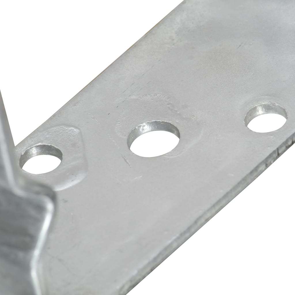 Sidra za ogradu 12 kom srebrne 14x6x15 cm pocinčani čelik