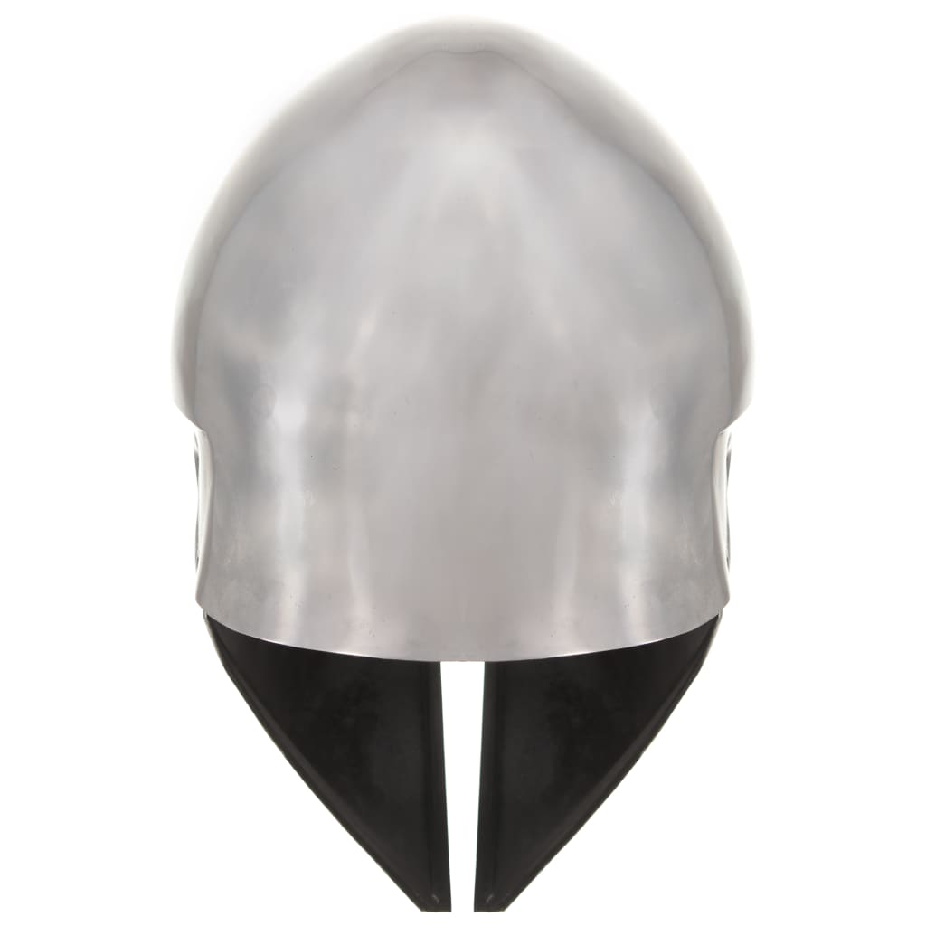 Antikna replika grčke ratničke kacige za LARP srebrna čelična