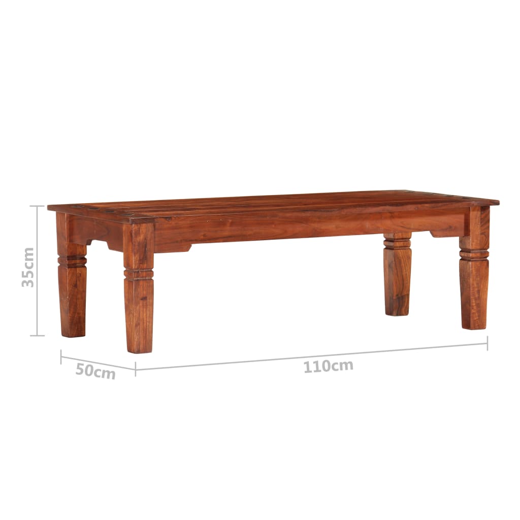 Klub stolić 110x50x35 cm Masivno drvo akacije