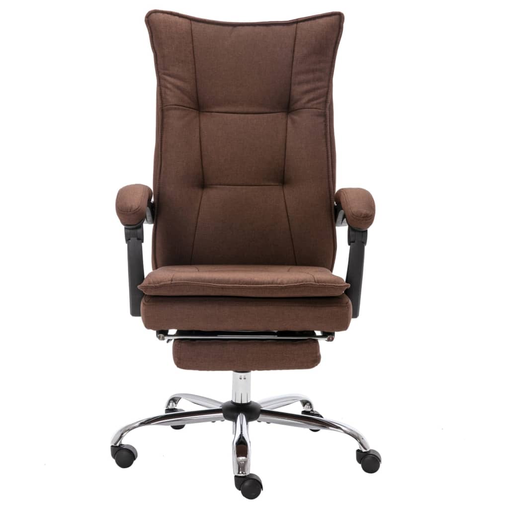 Uredska stolica od tkanine smeđa