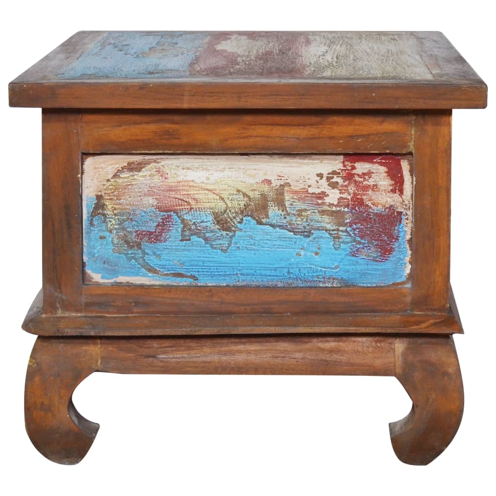 Stolić za kavu 80 x 50 x 40 cm od obnovljene tikovine