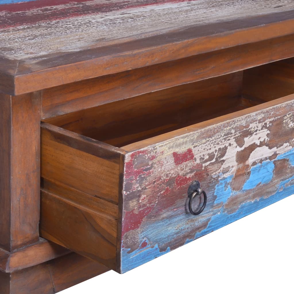 Stolić za kavu 80 x 50 x 40 cm od obnovljene tikovine