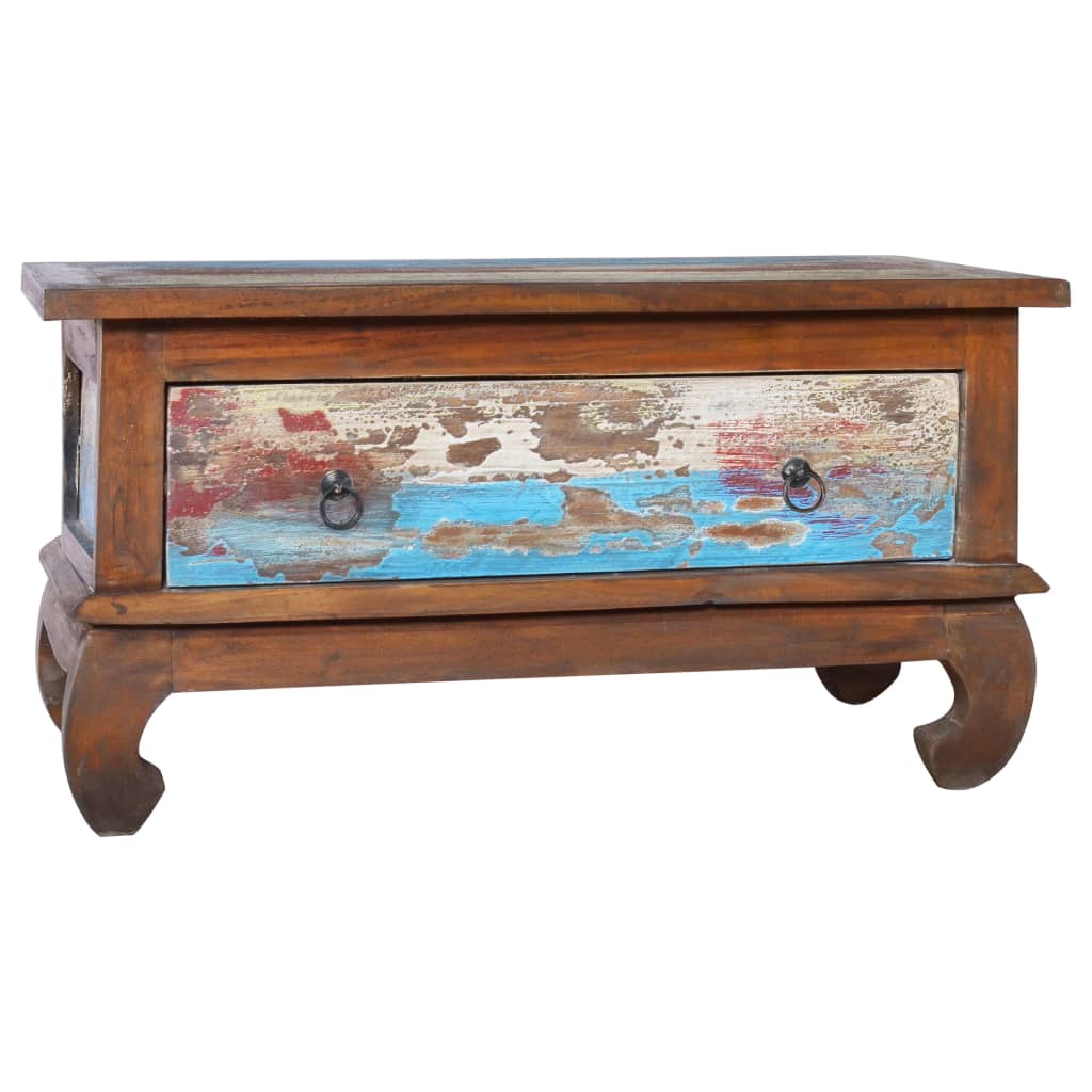 Stolić za kavu 80 x 50 x 40 cm od obnovljene tikovine