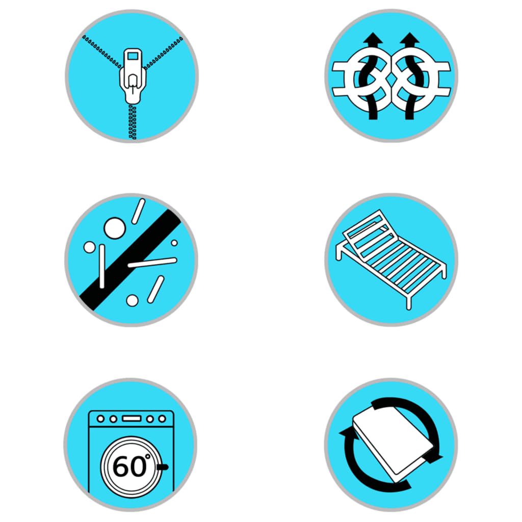 Krevet od tkanine s oprugama tamnosivi 200 x 200 cm