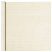 Balkonski zastor krem 120 x 600 cm HDPE