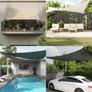Jedro za zaštitu od sunca 160 g/m² bež 4 x 5 x 6,8 m HDPE